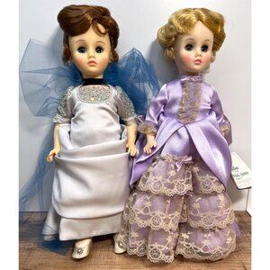Madame Alexander First Ladies Dolls Set Of 2:Lucretia Garfield & Florence Hardin
